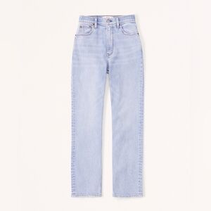 Abercrombie & Fitch: Ultra High Rise Ankle Straight Jean